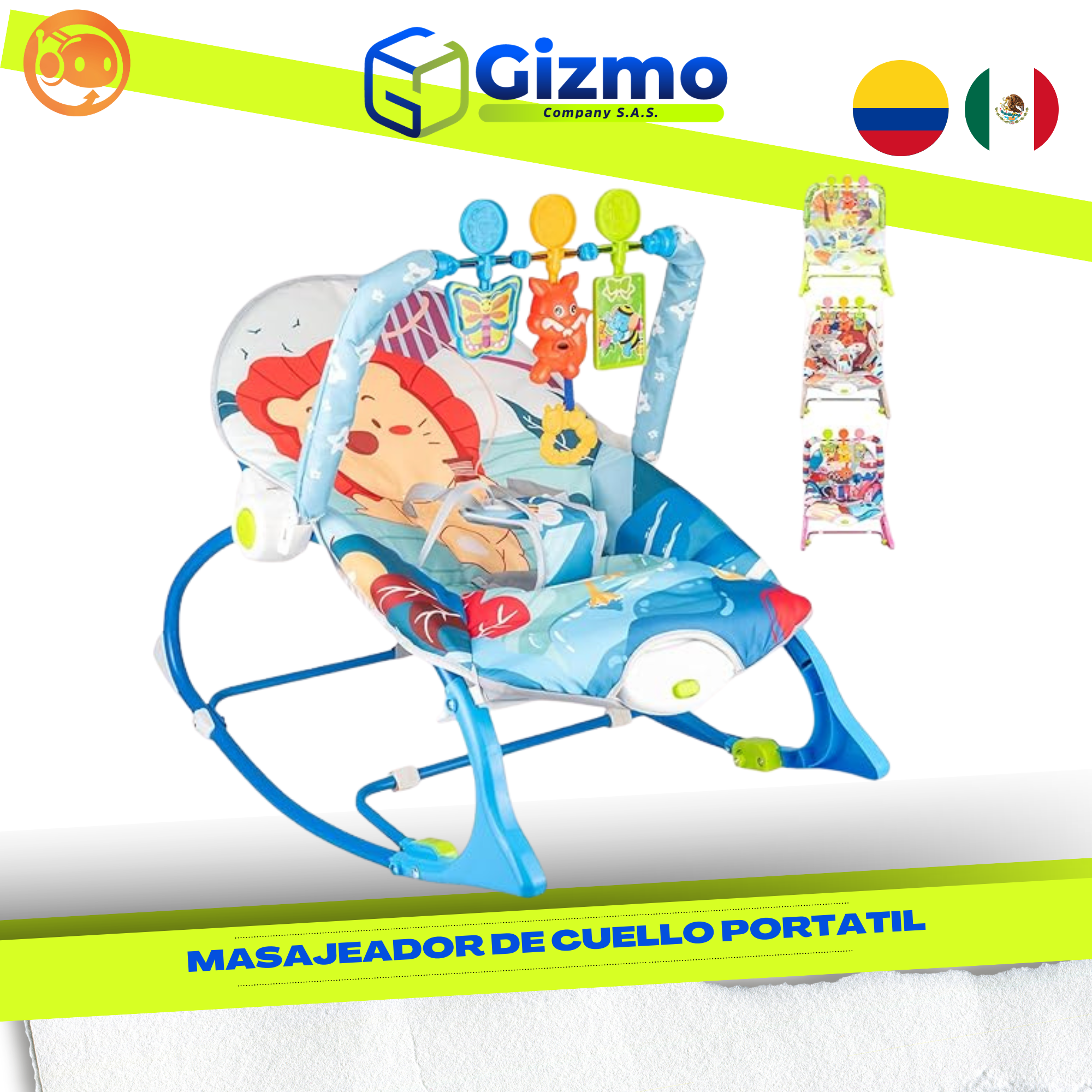Silla Mecedora Eléctrica Para Bebé Portá